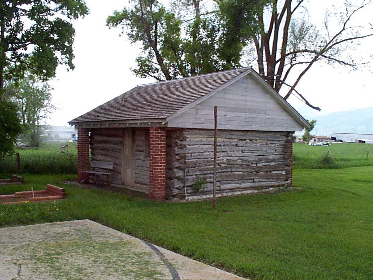 Front and Side View of Nathan Smith Home