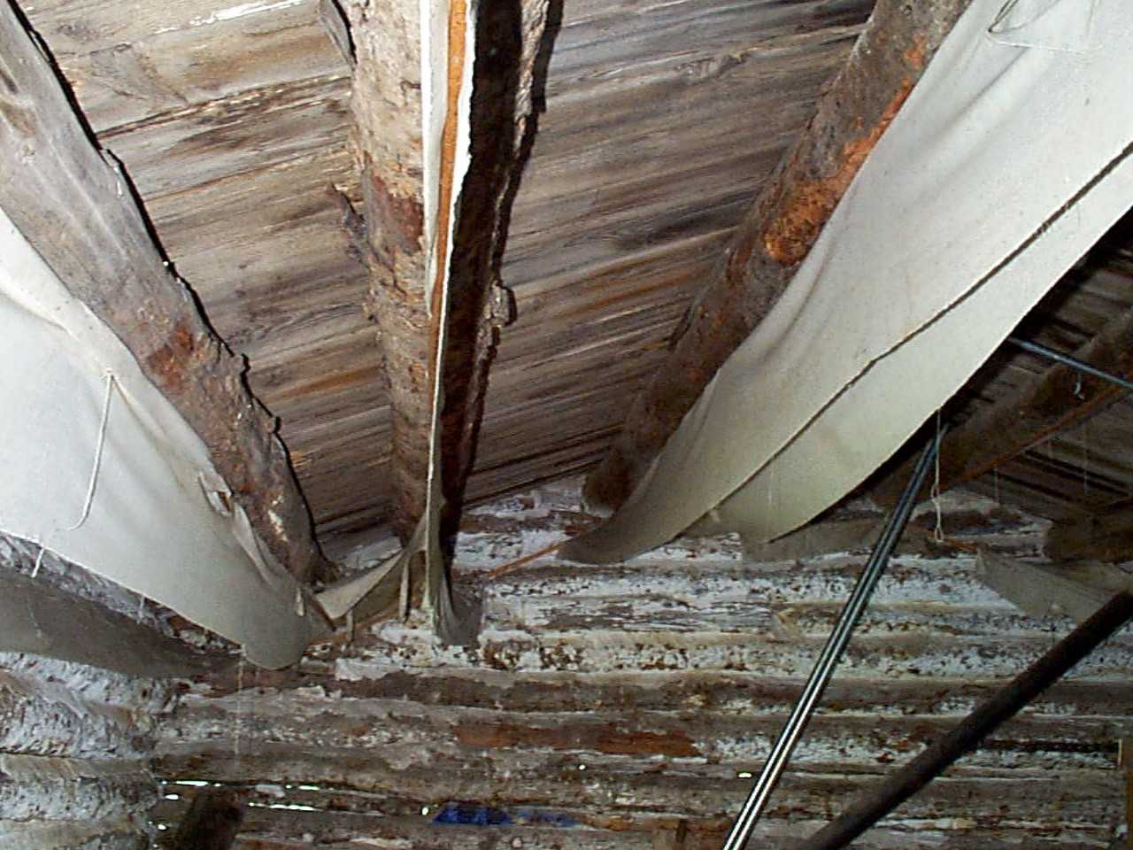 Look into Ceiling of Nathan Smith Home