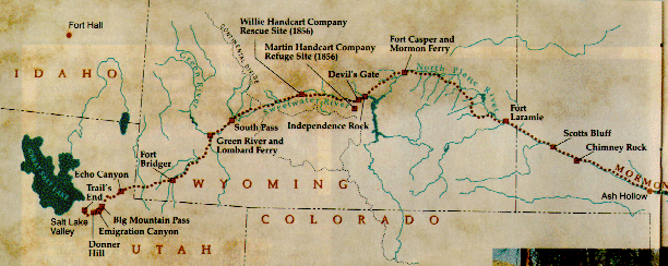 Second Part of Mormon Pioneer Trail